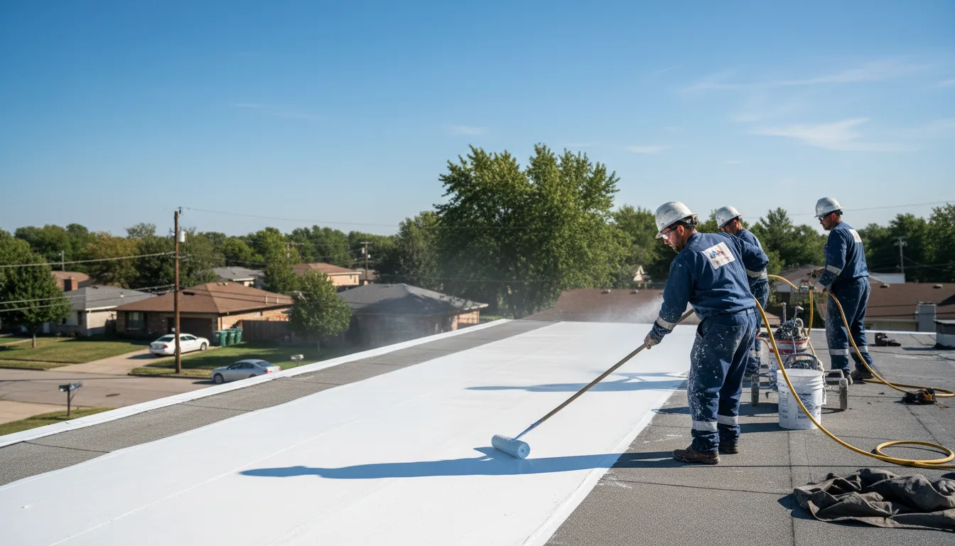 Commercial roof coating in Russellville, TN near me